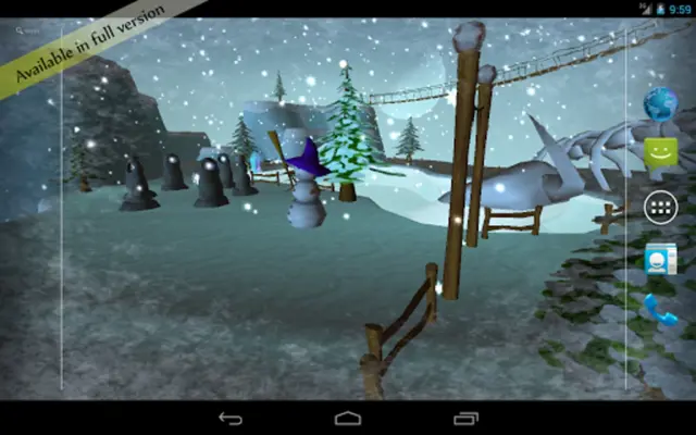 Snow Free 3D Live Wallpaper android App screenshot 0