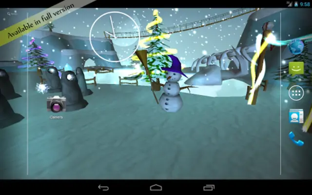 Snow Free 3D Live Wallpaper android App screenshot 1