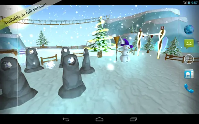 Snow Free 3D Live Wallpaper android App screenshot 2